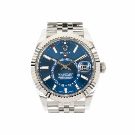 Rolex Sky-Dweller Steel and White Gold Blue Dial 326934