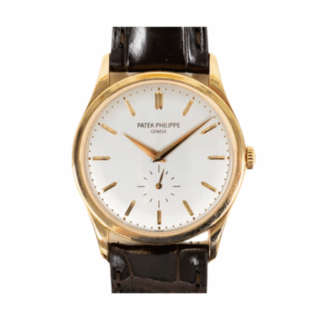 Patek Philippe Calatrava Rose Gold Manual Silver Dial 5196R-001