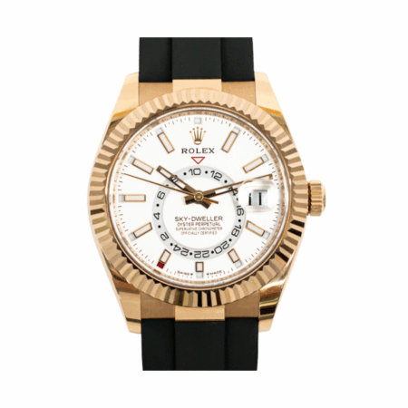 Rolex Sky-Dweller Rose Gold White Dial 336235