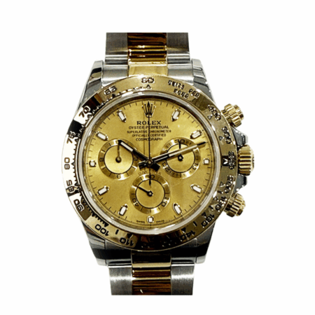 Rolex Daytona Stainless Steel and Yellow Gold Champagne Dial 116503