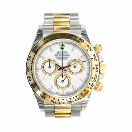 Rolex Daytona Stainless Steel and Yellow Gold White Dial 126503
