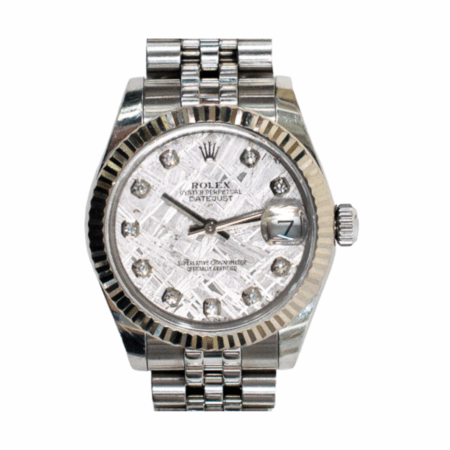 Rolex Datejust Steel and White Gold Meteorite Diamond Dial 178274G