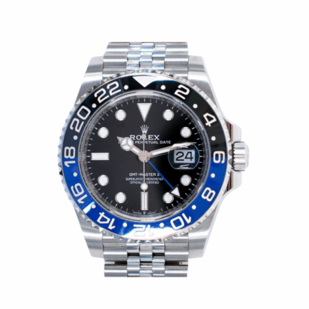 Rolex GMT-Master II Stainless Steel "Batgirl" Black Dial 126710BLNR