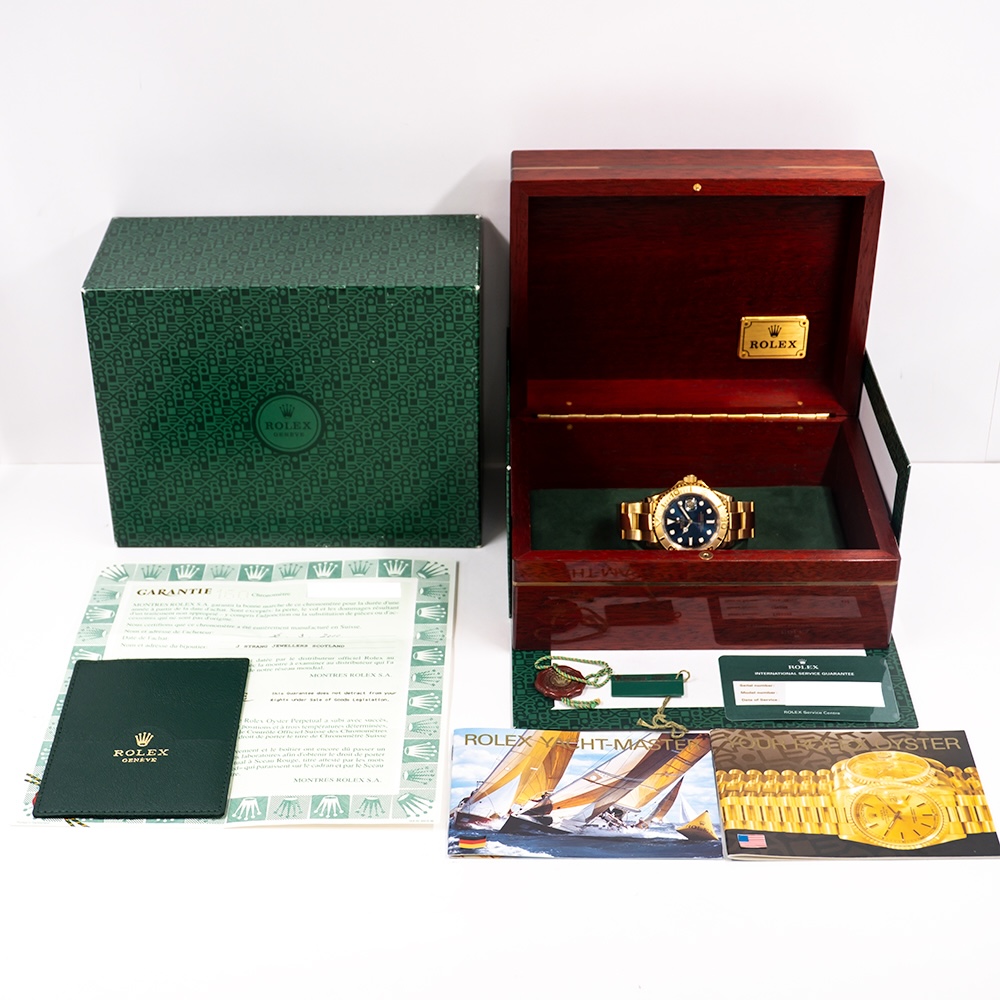 Rolex Yacht-Master 40 Yellow Gold Blue Dial 16628