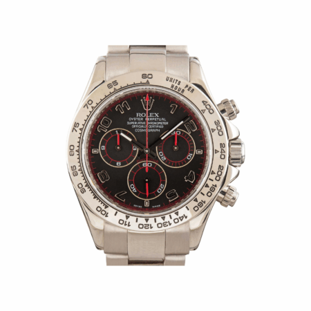 Rolex Daytona White Gold Black Arabic Dial 116509