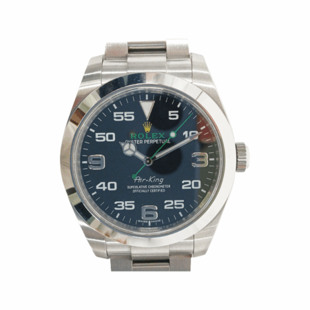 Rolex Air King Stainless Steel Black Arabic Dial 116900