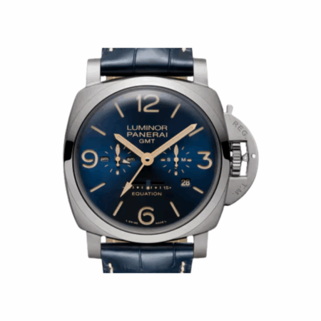 Panerai Luminor Equation Of Time Boutique Edition Stainless Steel Blue Arabic Dial PAM00670