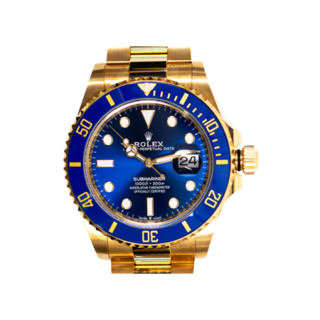 Rolex Submariner Date Blue Bezel Yellow Gold Blue Dial 126618LB