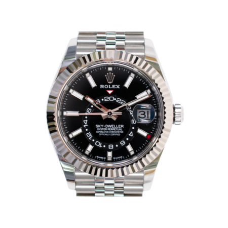 Rolex Sky-Dweller Stainless Steel/White Gold Black Dial 336934