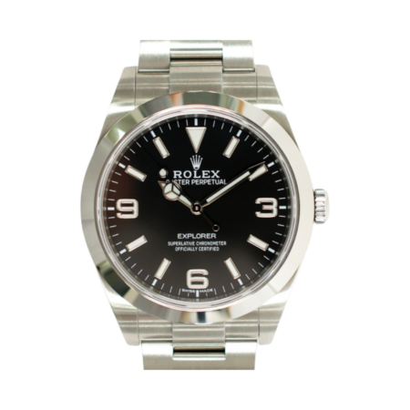 Rolex Explorer Stainless Steel Black Arabic Dial 214270