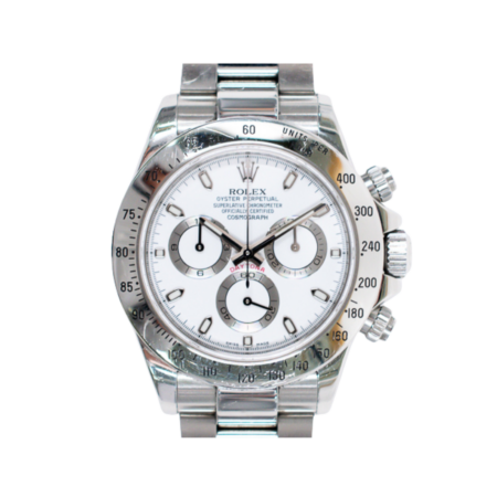 Rolex Daytona Stainless Steel White Dial 116520