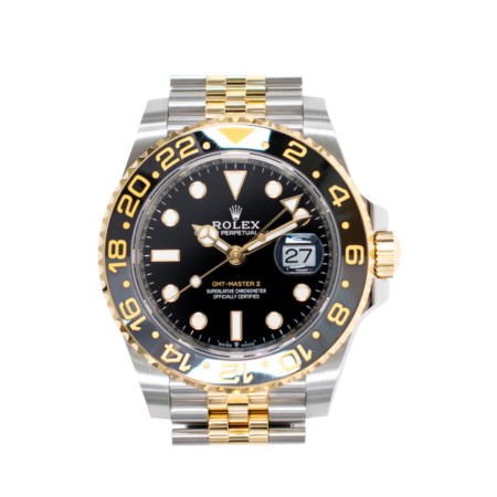 Rolex GMT-Master II "Bumblebee" Stainless Steel and Yellow Gold Black Dial 126713GRNR