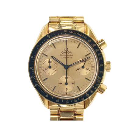 Omega Speedmaster Yellow Gold Champagne Dial 1140.30