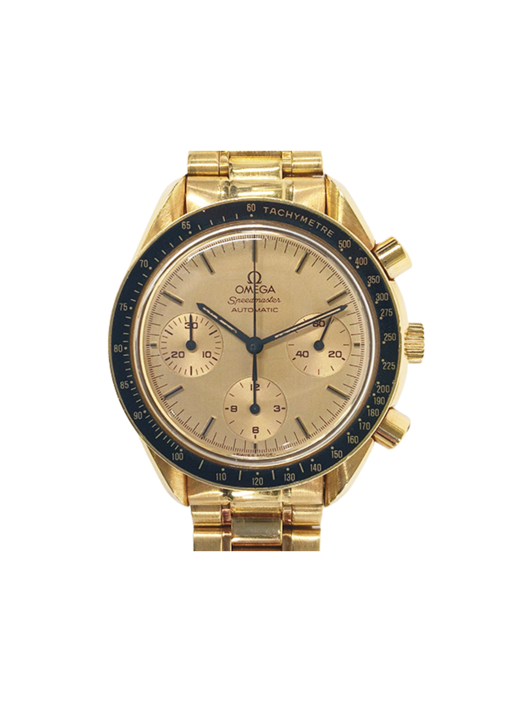 Omega Speedmaster Yellow Gold Champagne Dial 1140.30