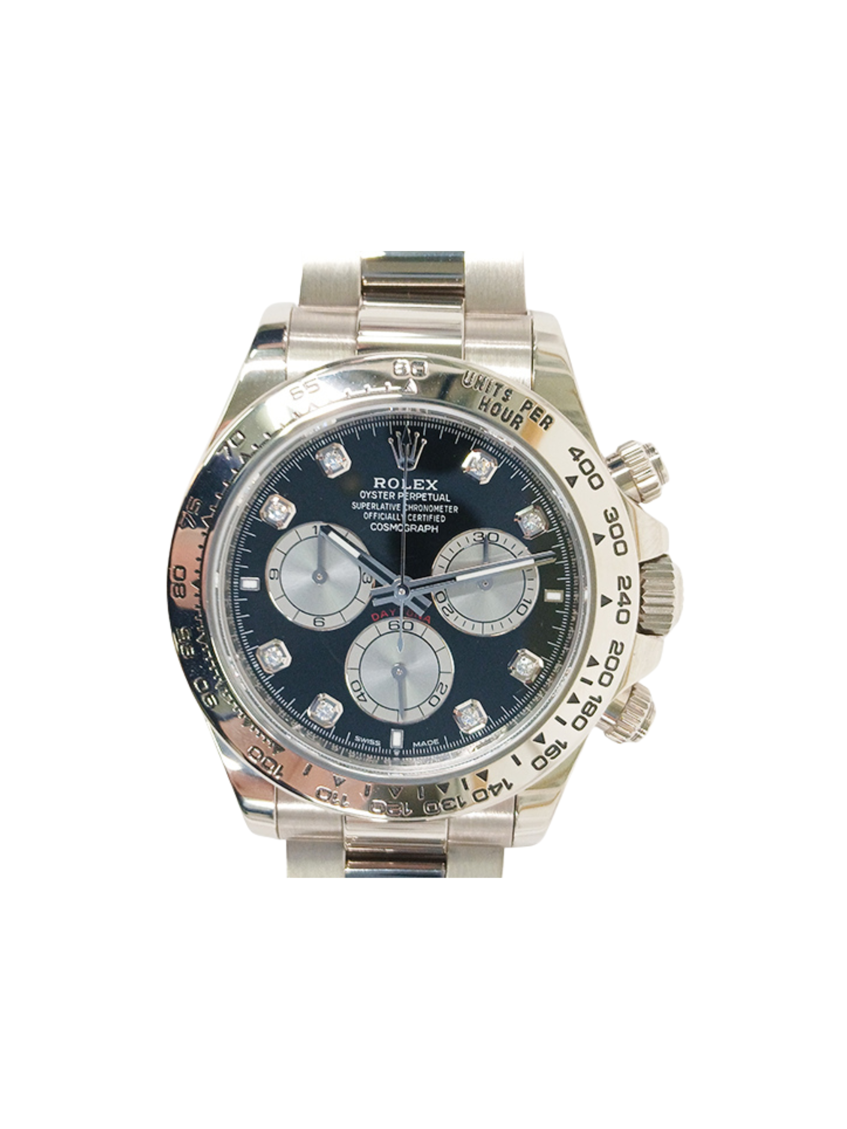 Rolex Daytona White Gold Black Diamond Dial 126509G