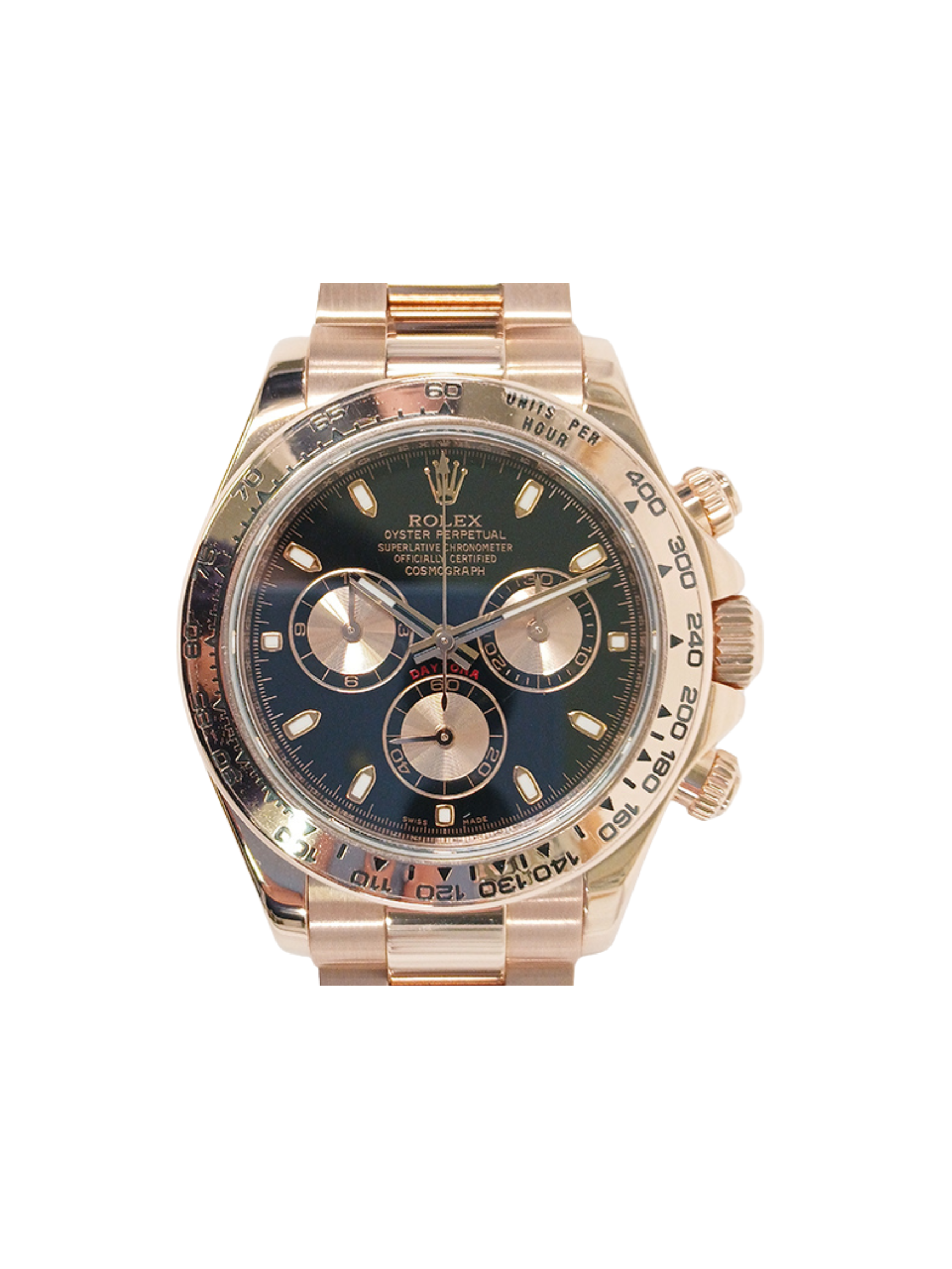 Rolex Daytona Rose Gold Black Dial 116505