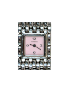 Cartier Panthère Ruban Stainless Steel Pink Arabic Dial W61003T9