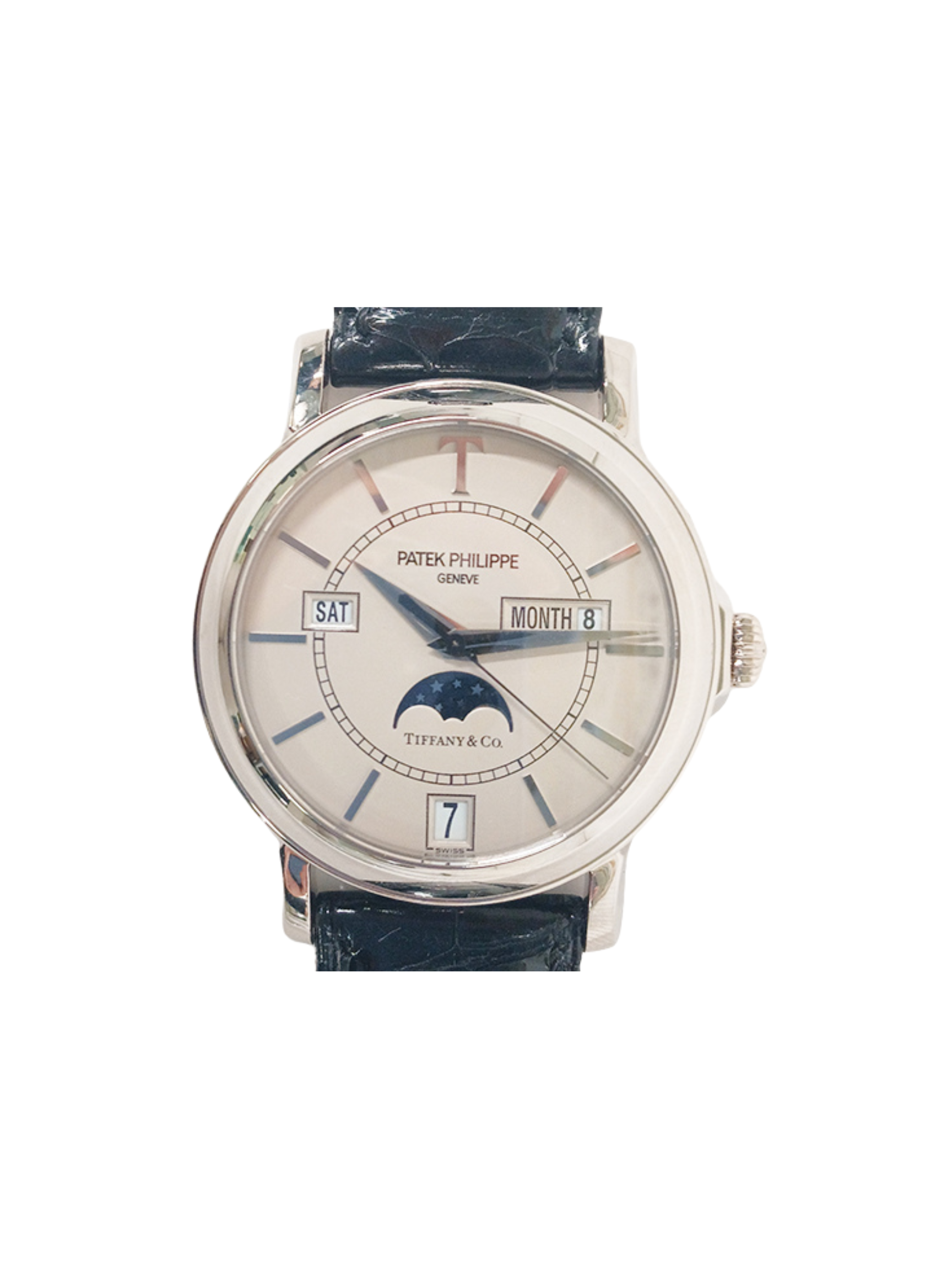 Patek Philippe Annual Calendar White Gold Ivory Stick Dial 5150G