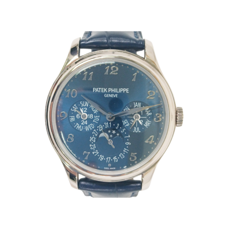 Patek Philippe Perpetual Calendar Grand Complications White Gold Blue Arabic Dial 5327G-001