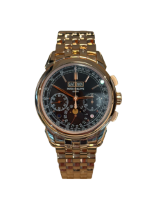 Patek Philippe Perpetual Calendar Rose Gold Black Arabic Dial 5270/1R