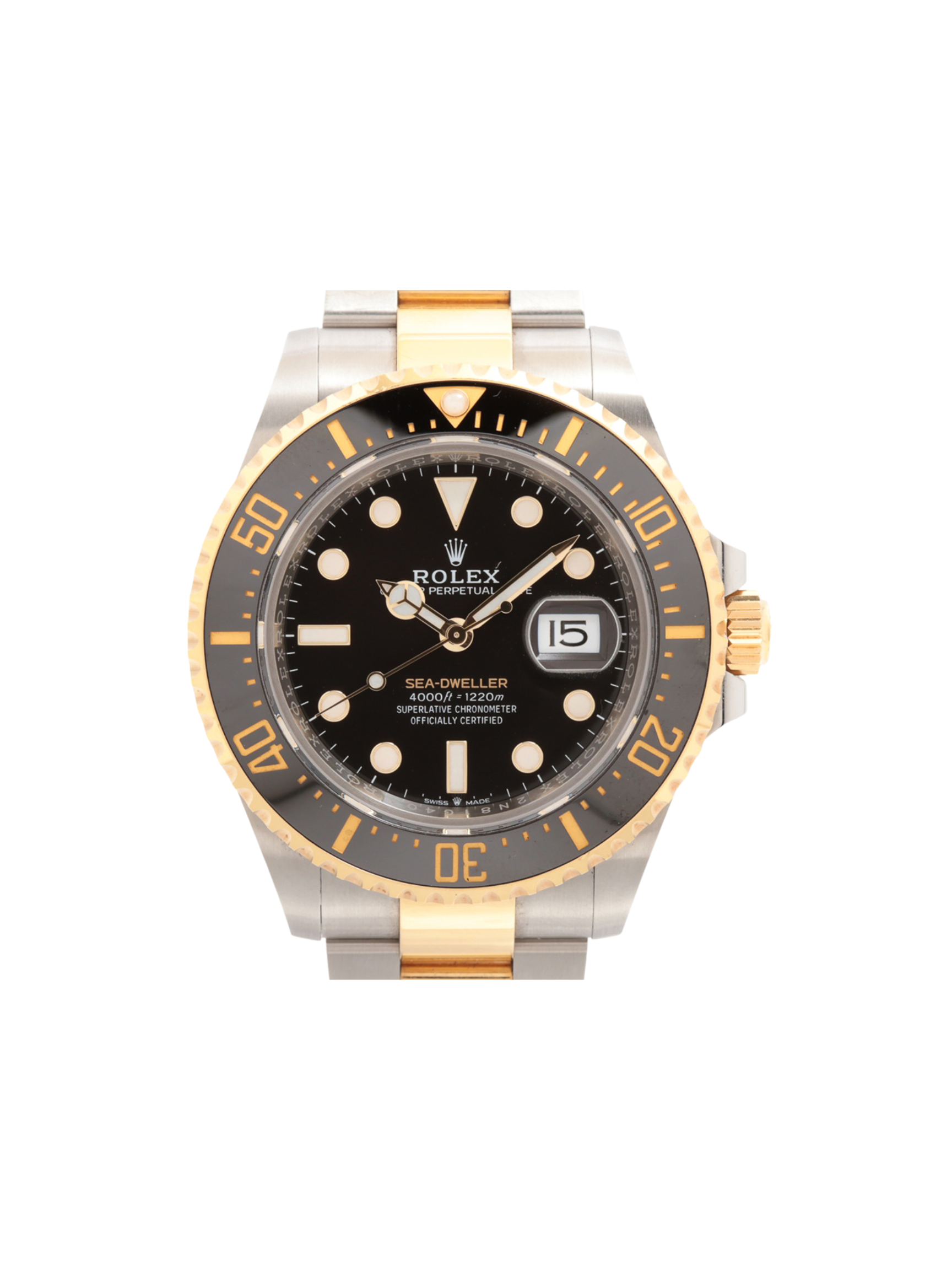 Rolex Sea-Dweller "50th Anniversary" Stainless Steel Yellow Gold Black Dial 126603