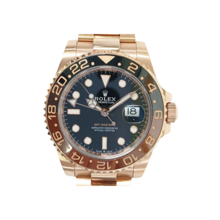 Rolex GMT-Master II Rose Gold “Root Beer” Black Dial 126715CHNR