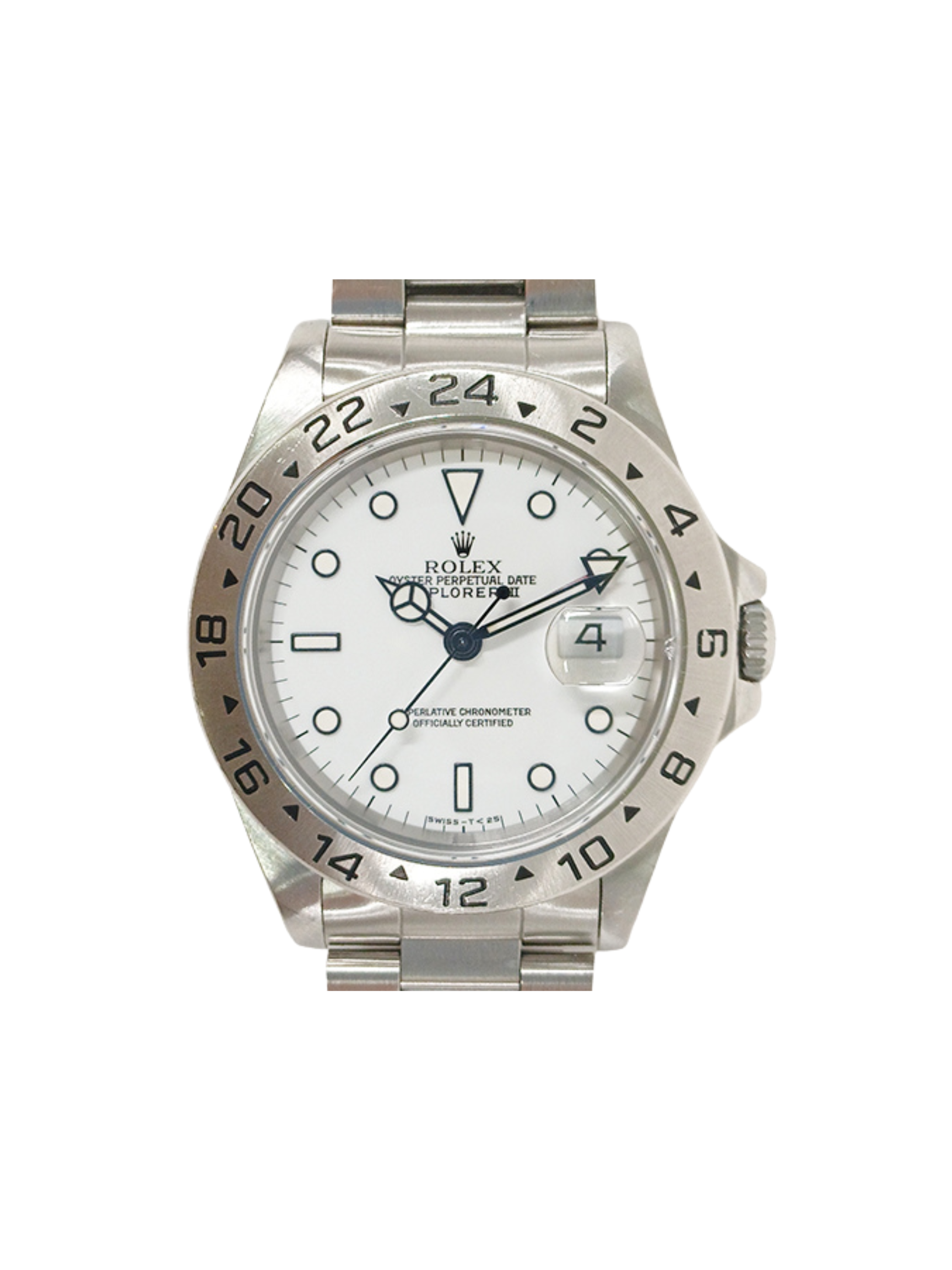 Rolex Explorer II Stainless Steel White Dial 16570