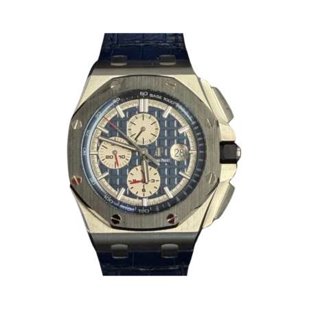 Audemars Piguet Royal Oak Offshore Chronograph Platinum Ceramic Bezel Blue Dial 26401PO.00.A018CR.01