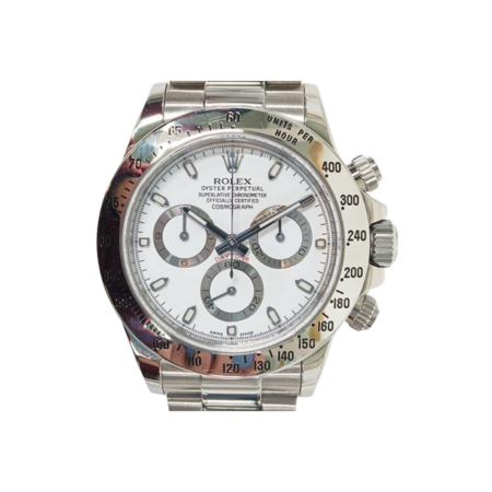 Rolex Daytona Stainless Steel White Dial 116520