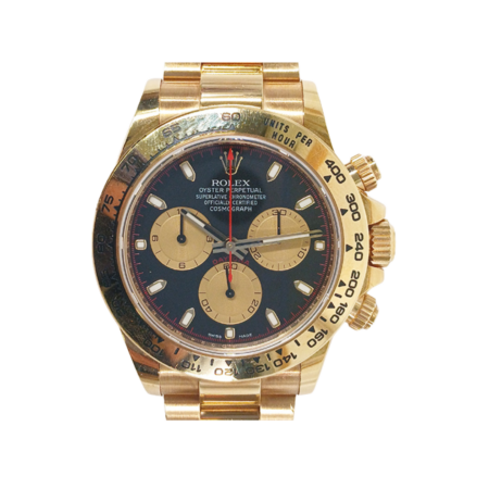 Rolex Daytona Yellow Gold Black Diamond Dial 116508