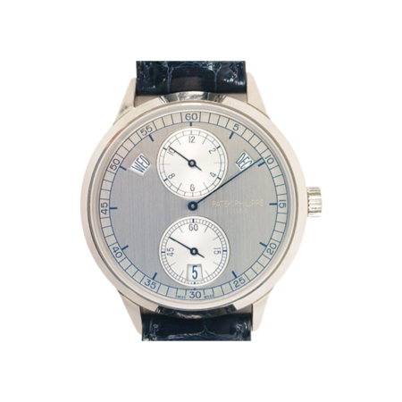 Patek Philippe Annual Calendar Regulator White Gold Silver Dial 5235G-001