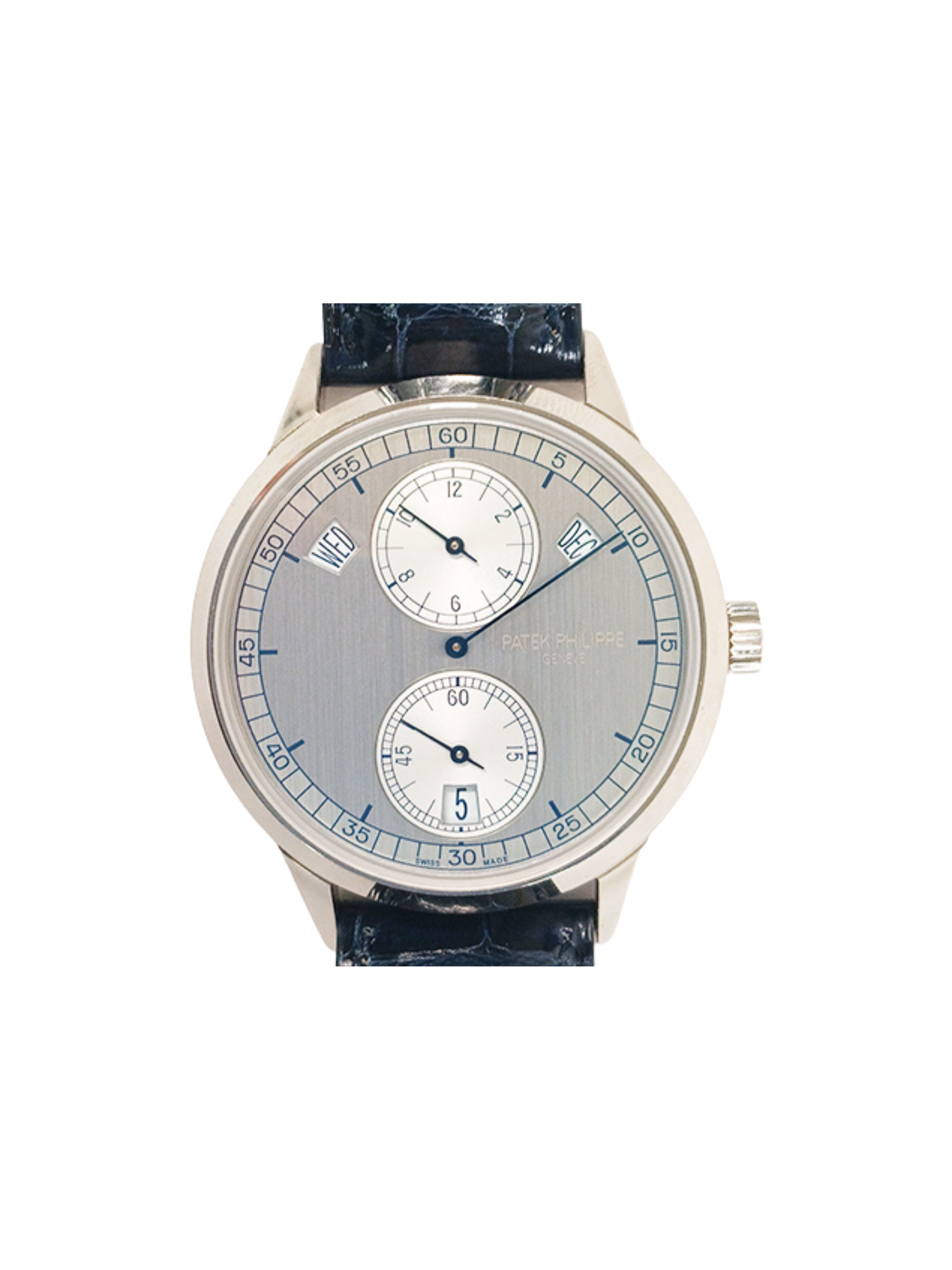 Patek Philippe Annual Calendar Regulator White Gold Silver Dial 5235G-001