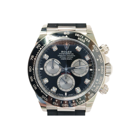 Rolex Daytona White Gold Black Diamond Dial 126519LN