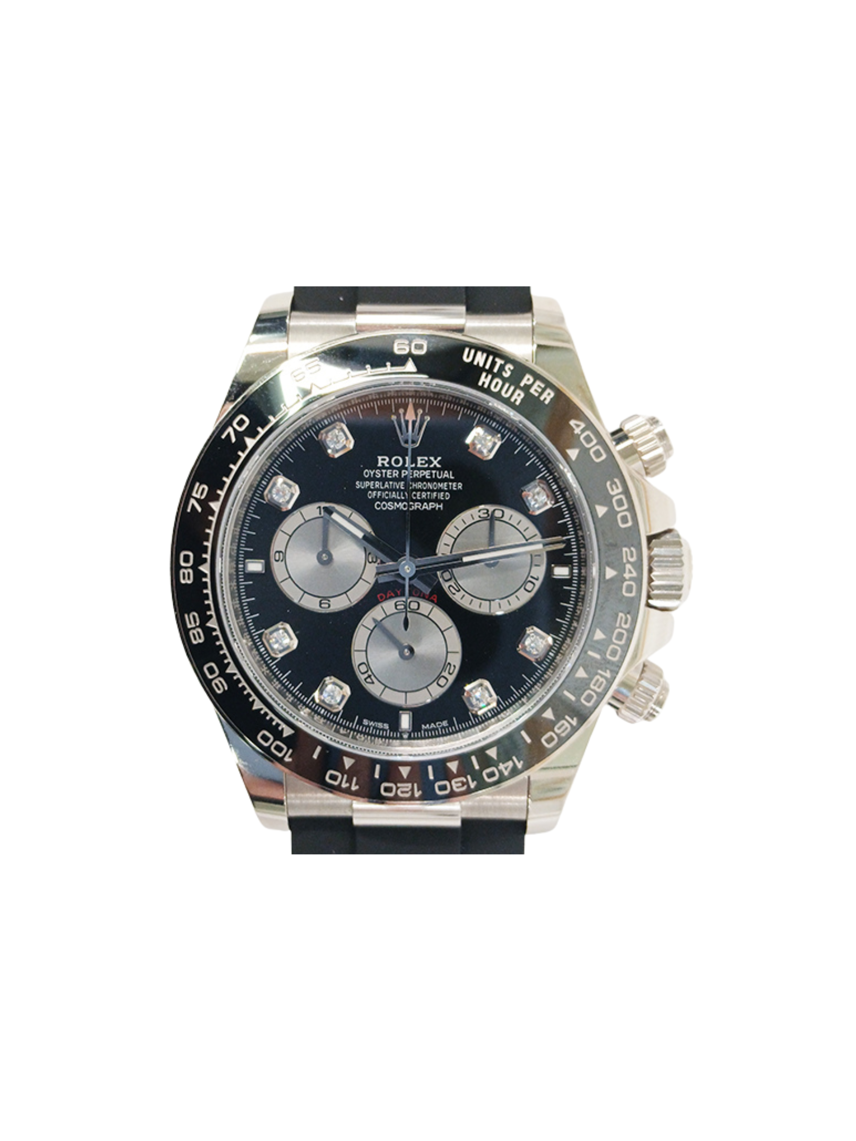 Rolex Daytona White Gold Black Diamond Dial 126519LN