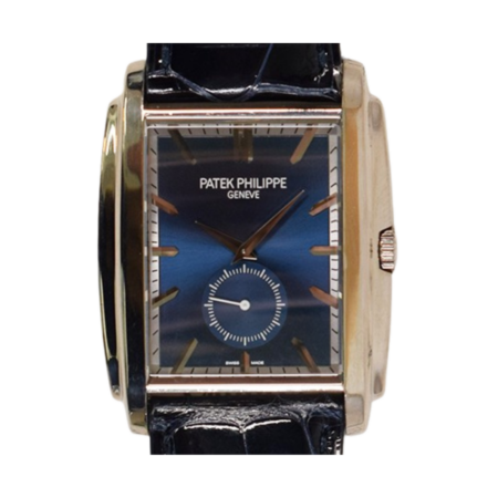 Patek Philippe Gondolo White Gold Blue Stick Dial 5124G-011
