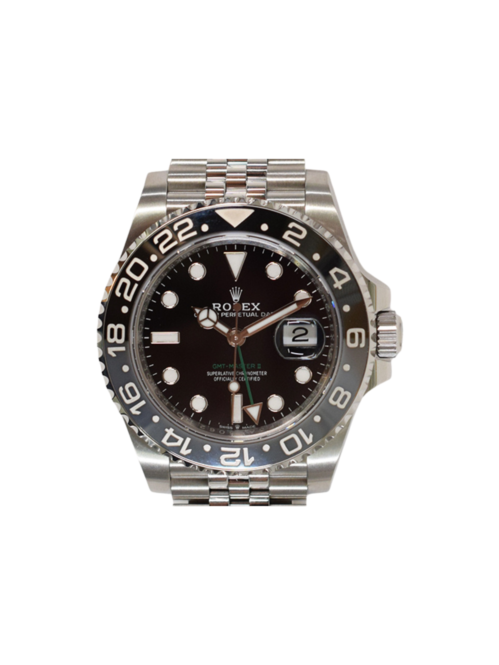 Rolex GMT-Master II "Bruce Wayne" Stainless Steel Black Dial 126710GRNR