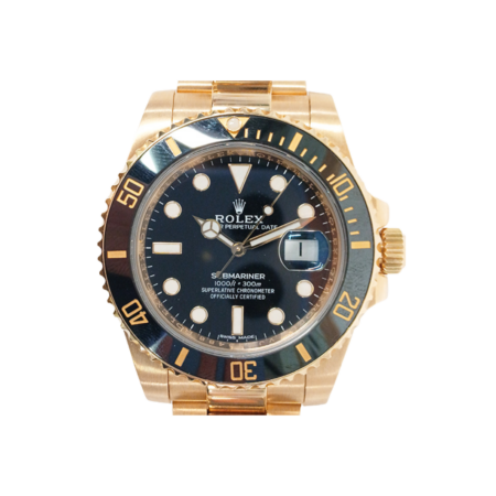 Rolex Submariner Date Yellow Gold Black Dial 116618LN