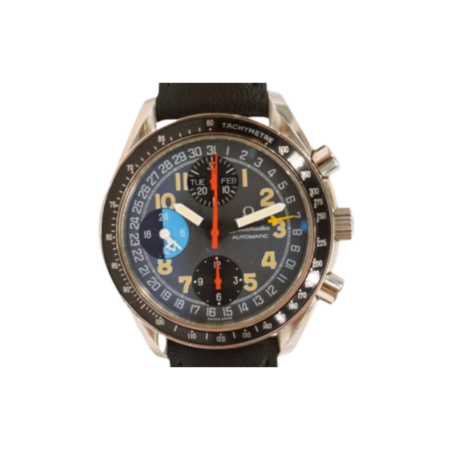 Omega Speedmaster Date Stainless Steel Black Dial 38205326