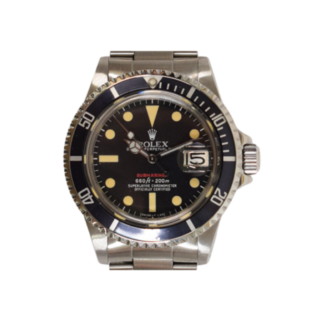 Rolex Submariner Date Stainless Steel Black Dial 1680