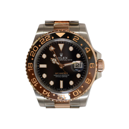 Rolex GMT-Master II Stainless Steel and Rose Gold "Root Beer" Dial 126711CHNR