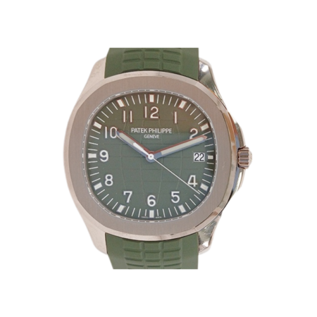 Patek Philippe Aquanaut White Gold Green Arabic Dial 5168G-010