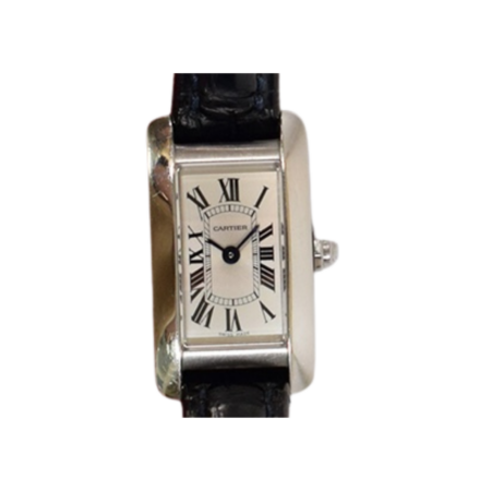 Cartier Tank Américaine Stainless Steel Silver Roman Dial WSTA0032