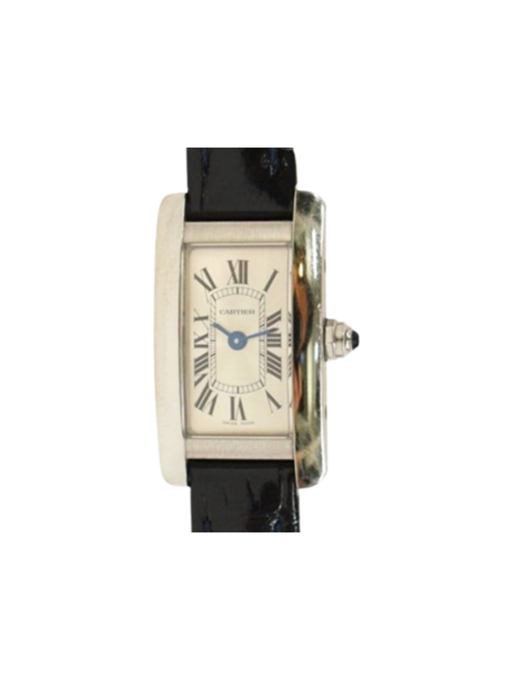 Cartier Tank Américaine Stainless Steel Silver Roman Dial WSTA0032