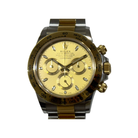 Rolex Daytona Stainless Steel and Yellow Gold Champagne Dial 116503