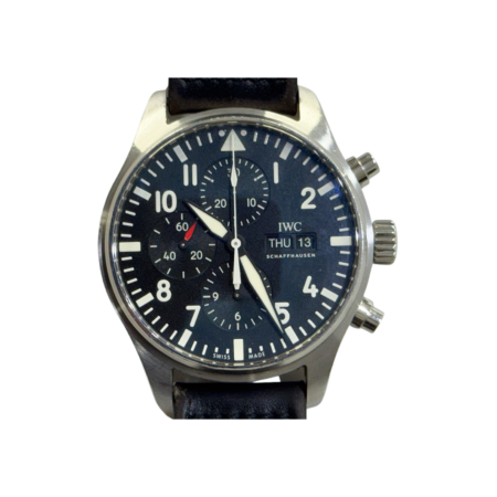 IWC Pilot Chronograph Stainless Steel Black Dial IW377709