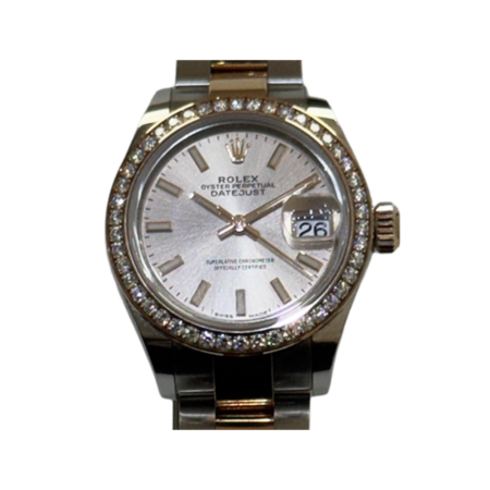 Rolex Lady-Datejust Stainless Steel and Rose Gold Sundust Dial 279381RBR