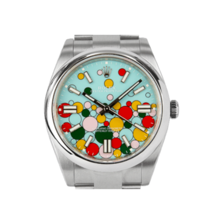 Rolex Oyster Perpetual 41 Stainless Steel "Celebration" Dial 124300