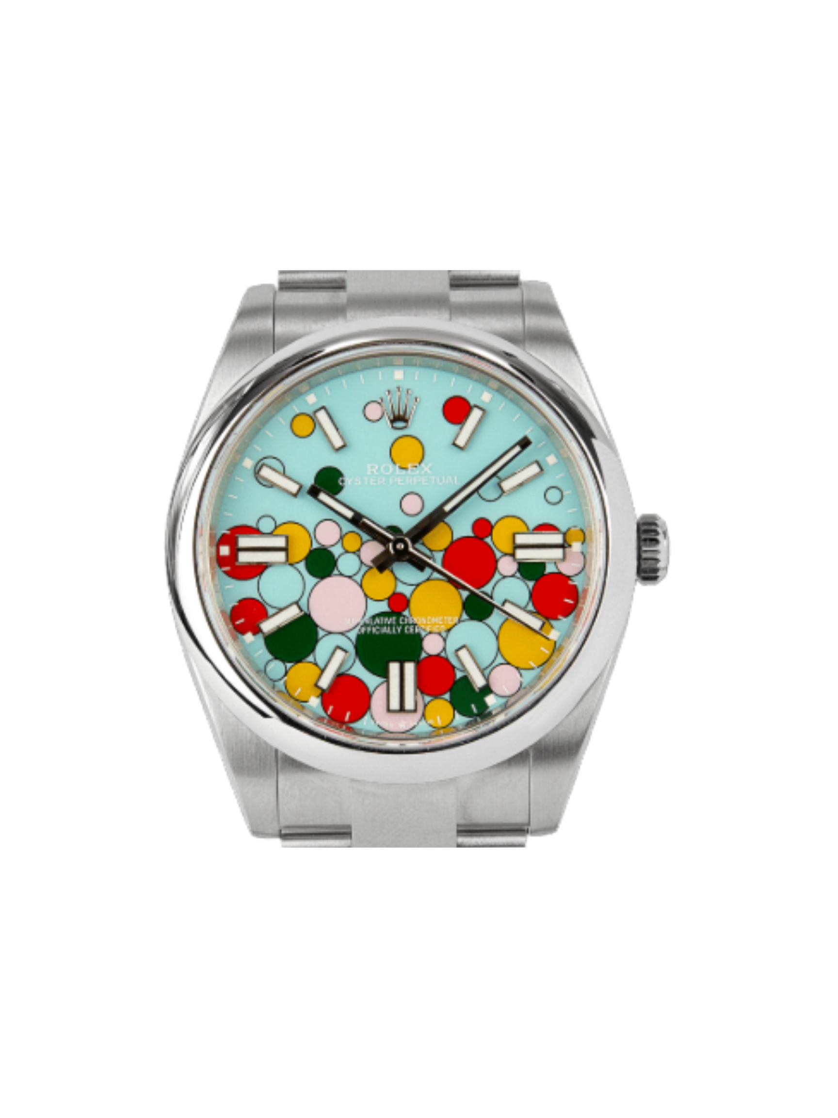 Rolex Oyster Perpetual 41 Stainless Steel "Celebration" Dial 124300
