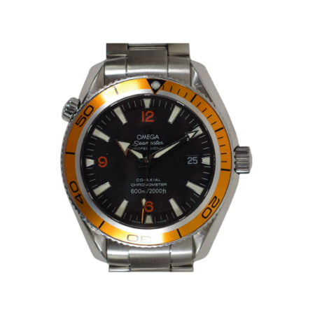 Omega Seamaster Planet Ocean Stainless Steel Orange Bezel Black Dial 232.30.42.21.01.002