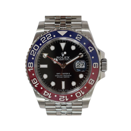 Rolex GMT-Master II “Pepsi” Stainless Steel Black Dial 126710BLRO